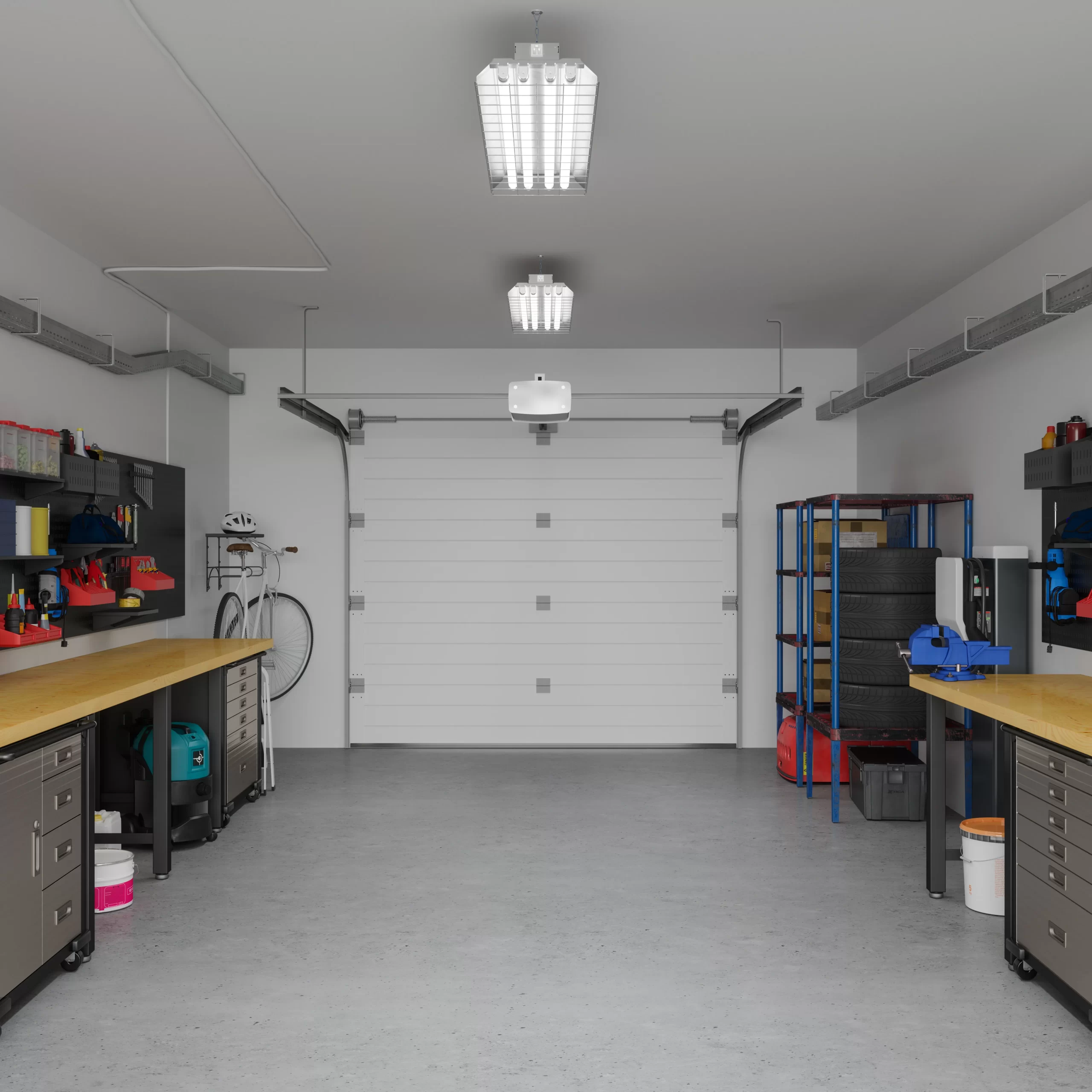 Tidy workspace garage