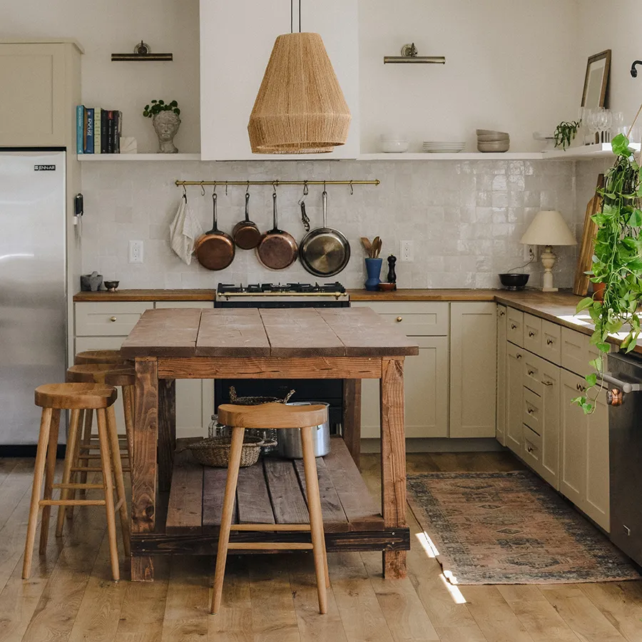 Homely rustic kitchen