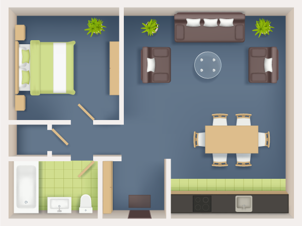 floorplan for house or apartment